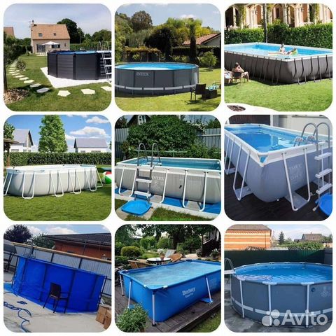 Каркасный бассейн intex и BestWay магазин склад