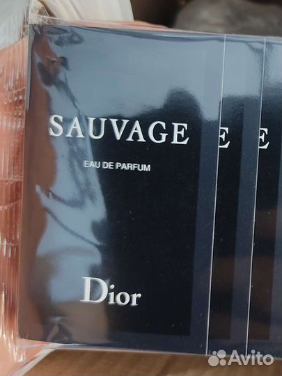 Новые пробники Dior Sauvage eau de Parfum