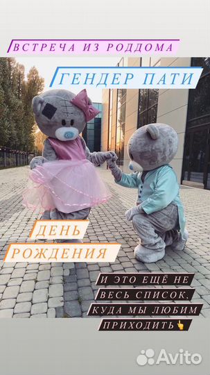 Аниматор ростовые куклы