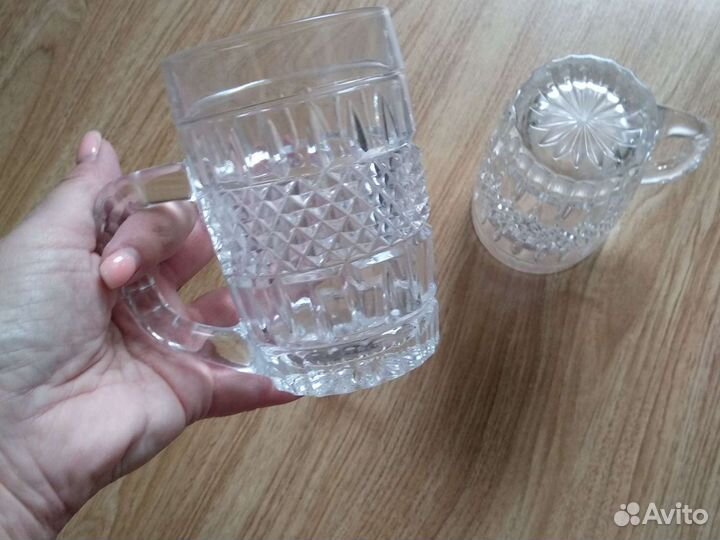 Пивные кружки Чешский хрусталь времён СССР Богемия