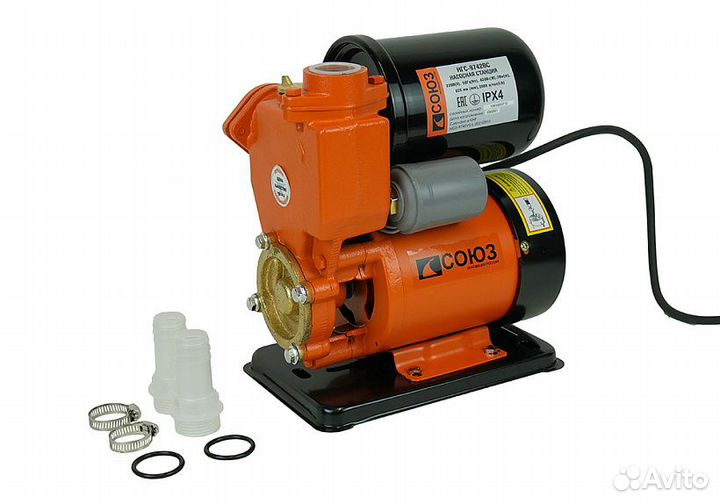 Насосная станция 420Вт 33л/мин. напор 28м. бак 2л