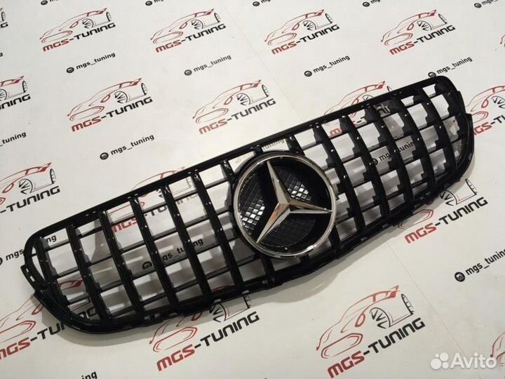 Решетка Mercedes GLC/Coupe GT Без камеры AMG