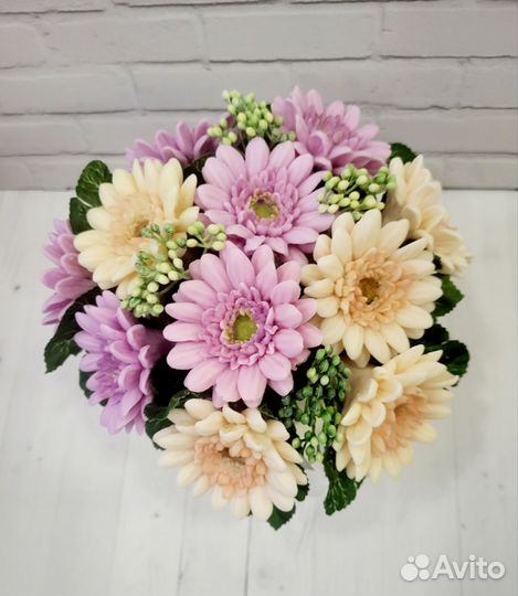 Моно букет гербер из мыла