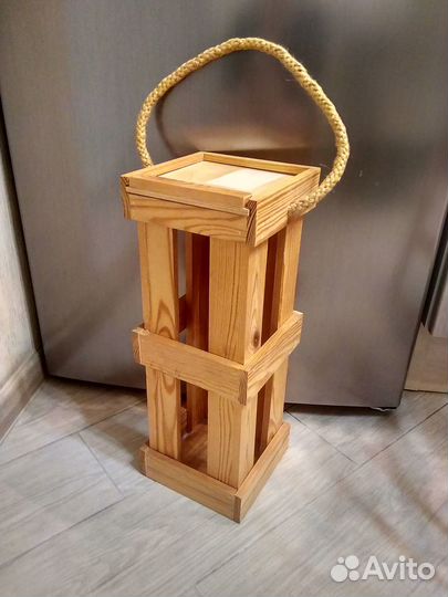 Ящик д/вина 16*16*42 см