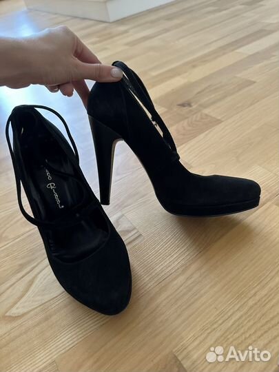 Туфли женские 37 размер натуральная замша