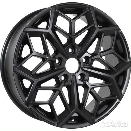 KDW KD1710 : 7x17 5*108 Et:50 Dia:63.3 Matt Black Painted