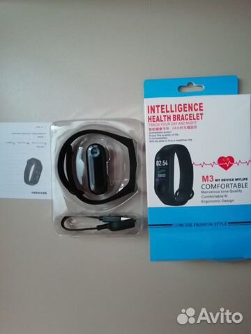 Фитнес браслет intelligence health bracelet M3