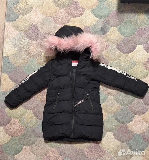 Пуховик для девочки 128р