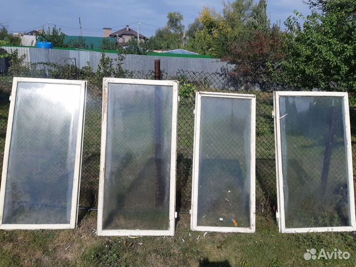 Деревянные окна, стекло