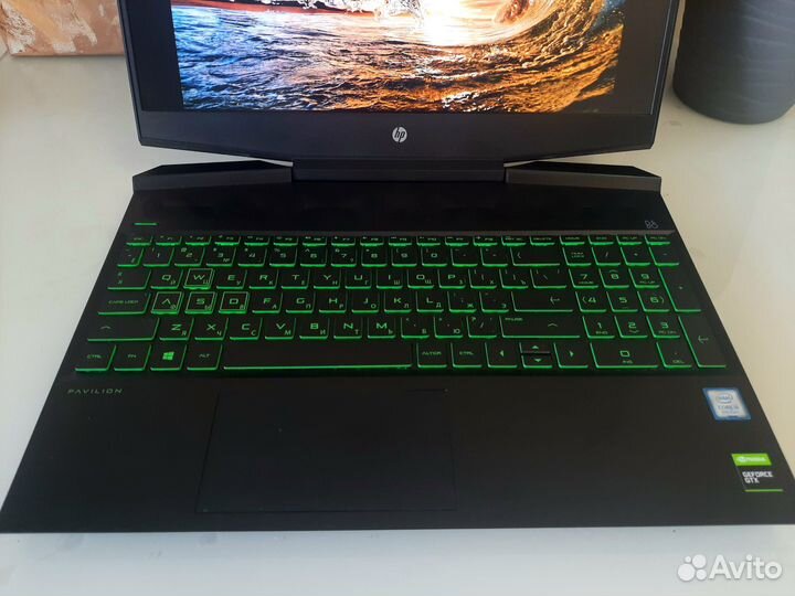 Игровой ноутбук HP pavilion gaming GTX 1660Ti