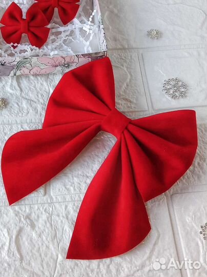 Большой бант на заколке