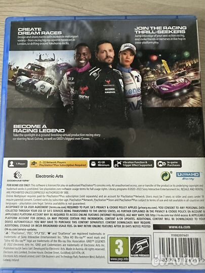 Игры на ps5 grid Legends