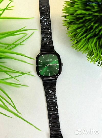 Наручные часы Casio чёрно-зелёные (Арт.65849)