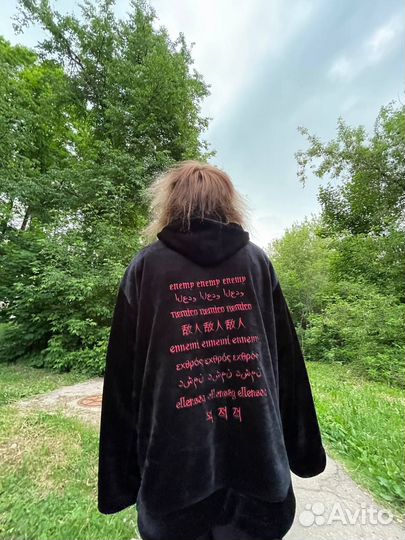 Enemy zxcursed плюш худи