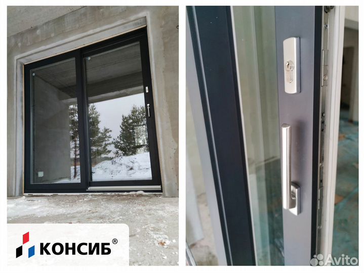 Входная дверь пвх, под заказ