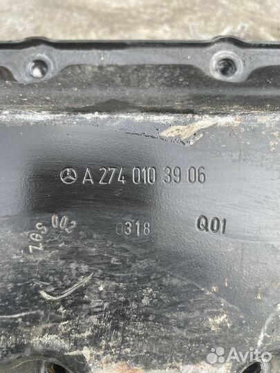 Поддон mercedes m274