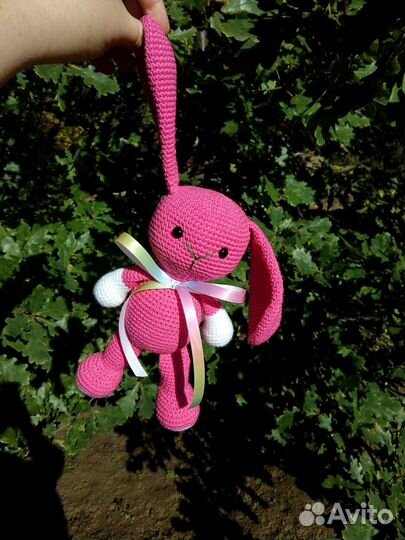 Зайчик обнимашка, ручная работа
