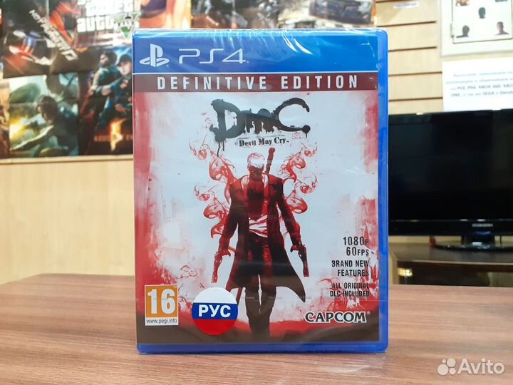 DmC Devil may Cry (PS4, новый, рус. суб.)