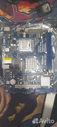 ASRock G41M-VS3 775 ddr3 + неизвестный процессор