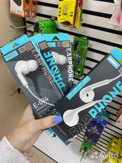 Наушники проводные