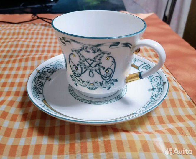 Кофейная пара лфз костяной фарфор