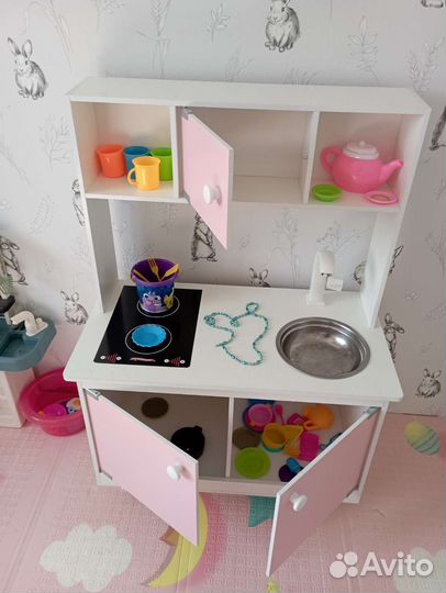Детская деревянная кухня