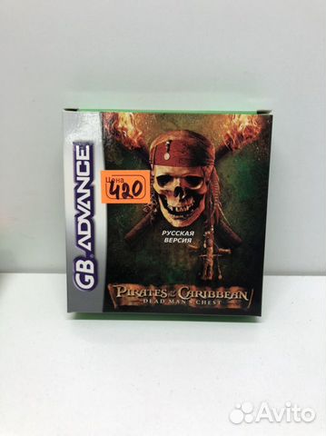 Картридж Pirates of the Caribbean Dead Man для GBA