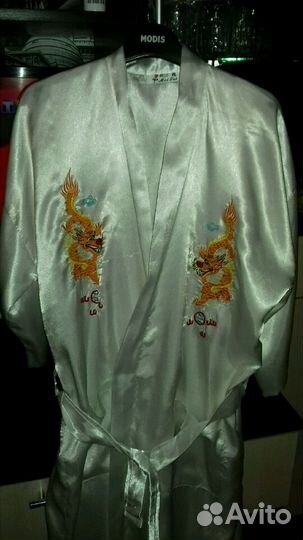 Шелковый халат