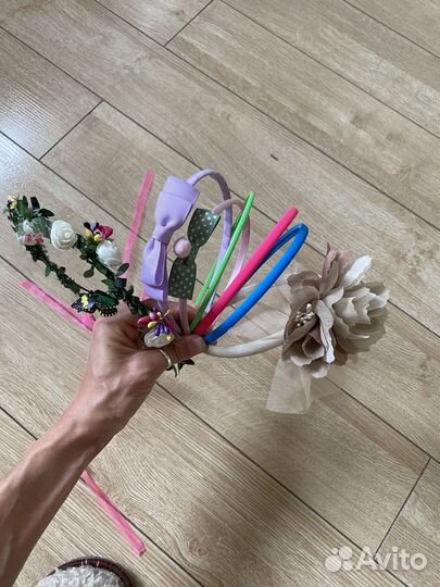 Ободки для девочки 7 шт