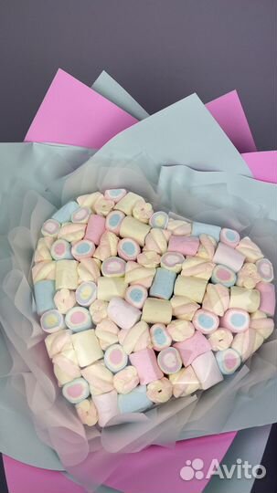 Букет из маршмеллоу