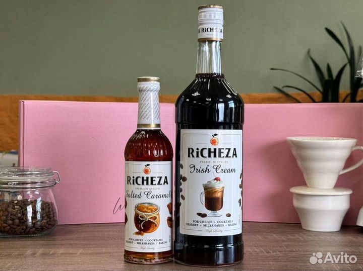 Сиропы в ассортименте для кофе