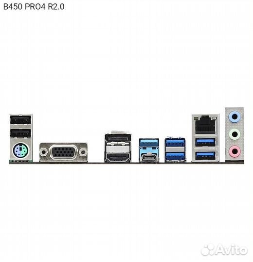 Материнская плата ASRock B450 PRO4 R2.0 ATX AMD AM