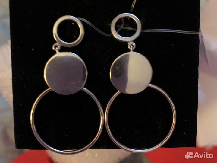 Серебряные серьги 925 проба