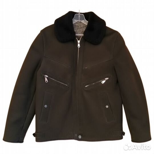 Новая зимняя куртка pilot пилот aviator овчина р 5