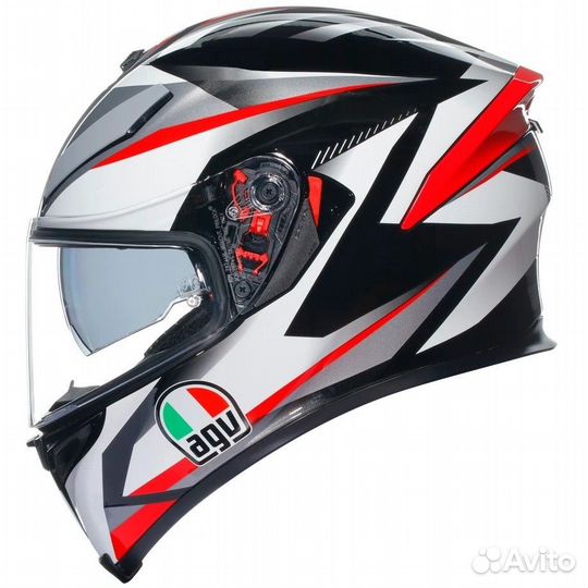 Мотошлем AGV K-5 S Multi Plasma White/Black/Red