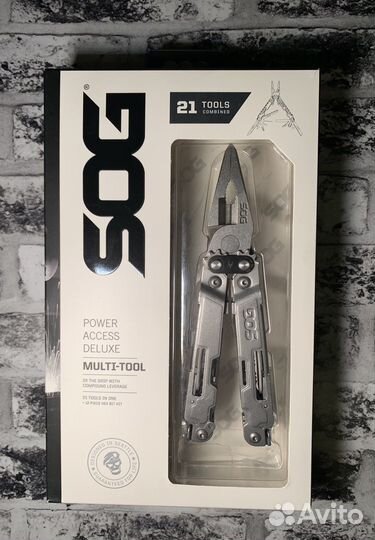 Мультитул SOG PowerAccess Deluxe 21в1+чехол и биты