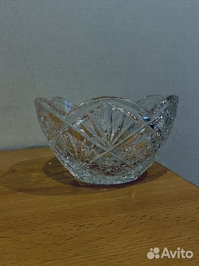 Конфетница ваза салатник хрусталь СССР