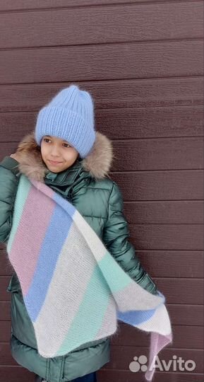 Шапка женская. Бактус. Вяжу на заказ