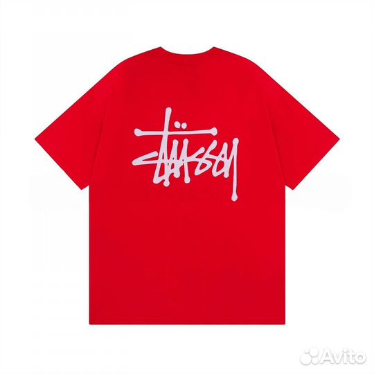 Футболка Stussy Classic V.2 Красная