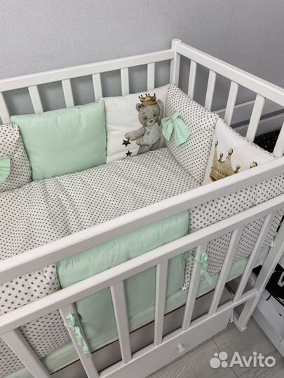 Бортики на кроватку