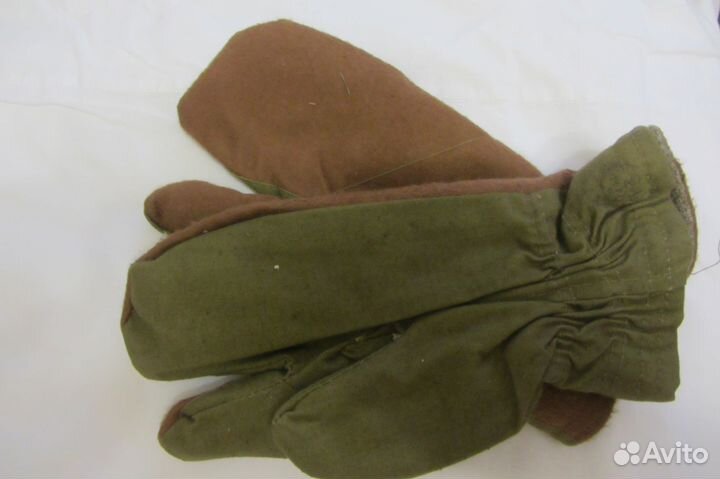 Рукавицы трехпалые армейские