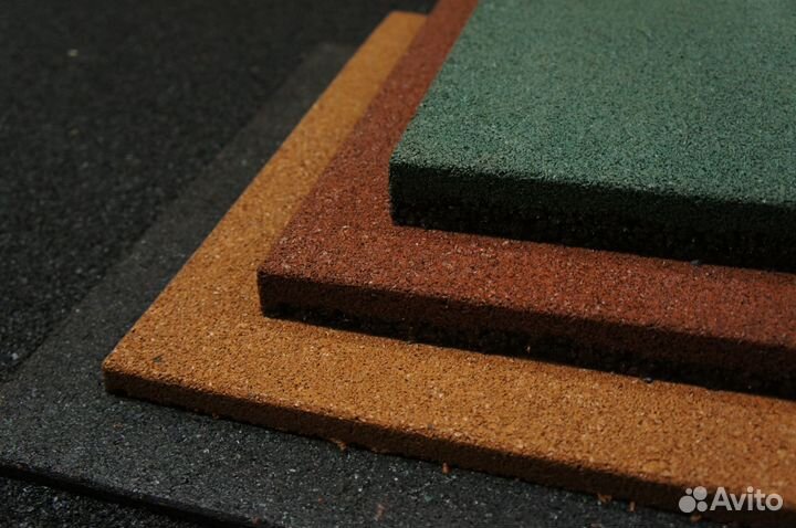 Резиновая плитка, плитка пазл, рулонное покрытие