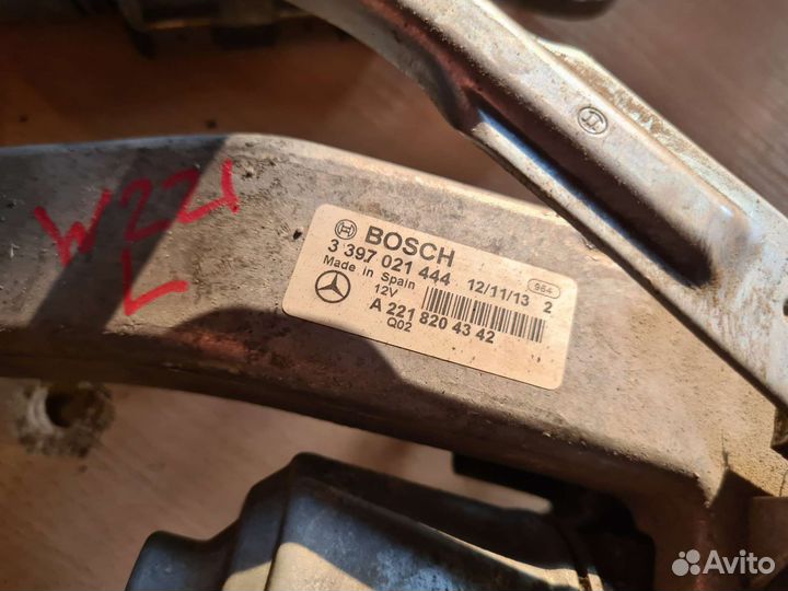 Трапеция дворника Mercedes Benz W221 2006