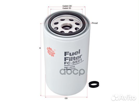 Фильтр топливный NEW holland T8000-Serie T9000