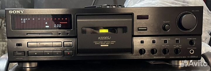 Кассетная дека sony tc 222 ESJ