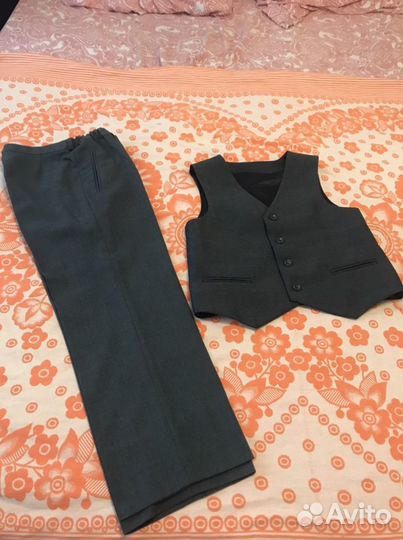 Жилет на полного мальчика, 140