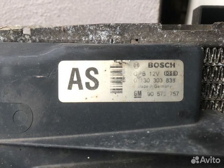 Вентилятор радиатора Opel Astra G Y20DTH