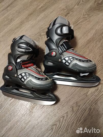 Коньки детские раздвижные, 30-33 р-р