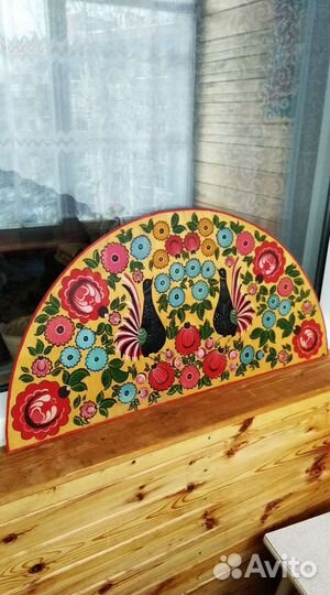 Декоративное панно под хохлому