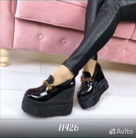 Лоферы на платформе